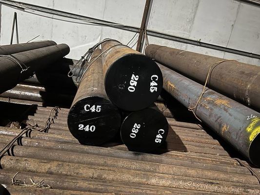 C45 S45C Yüksek Çarpışma Gücü Alaşım Alet Çelik Yağ Saldırma Vakum Isı Tedavisi