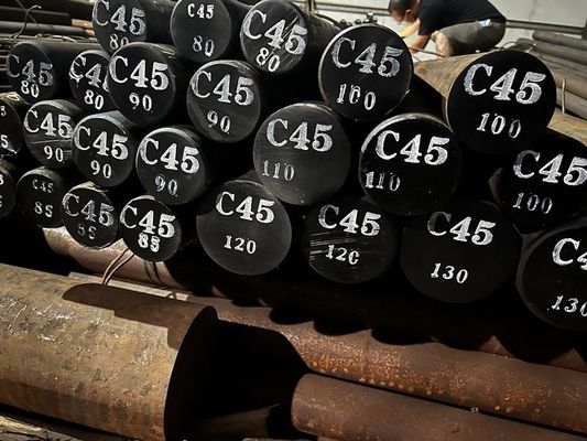 C45 S45C Yüksek Çarpışma Gücü Alaşım Alet Çelik Yağ Saldırma Vakum Isı Tedavisi