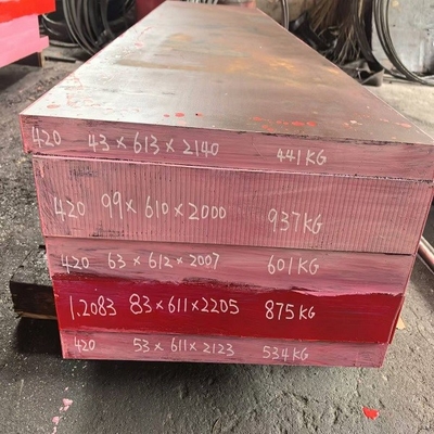 50mm D3 Soğuk İş Kalıp Aleti Öğütülmüş Çelik Levha 1.2080 / Cr12
